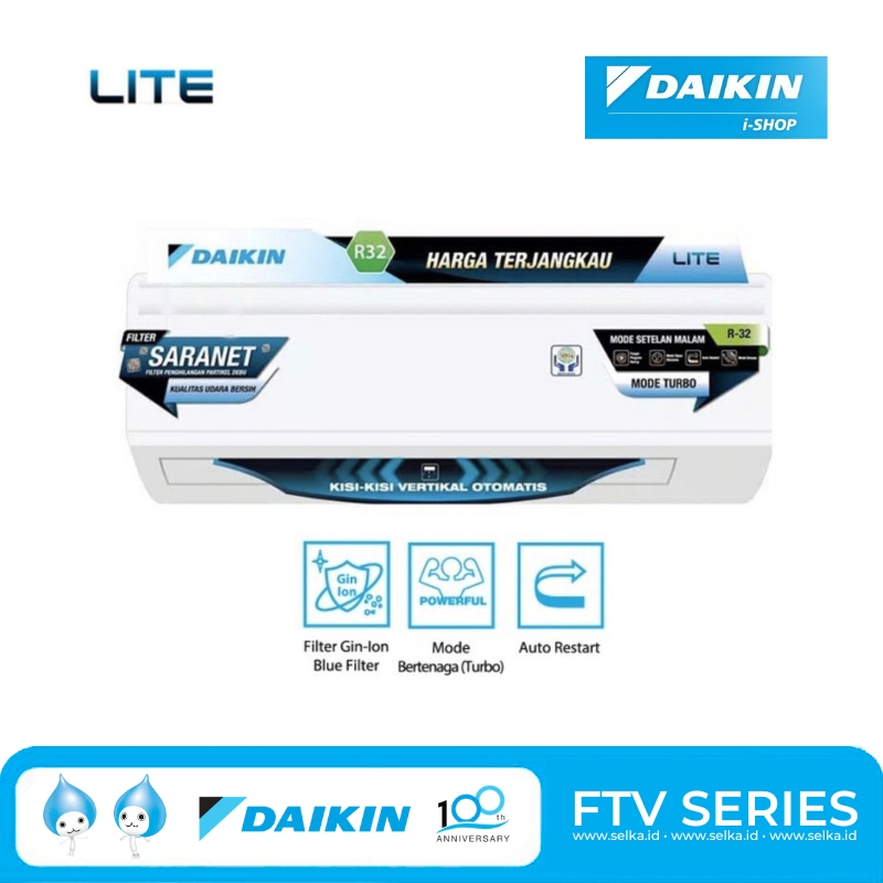   DAIKIN FTV60CXV14 AC SPLIT 2,5 PK STANDARD